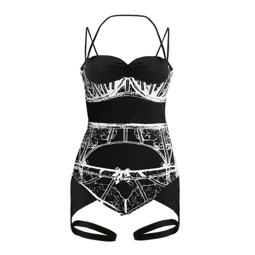 Printed One-Piece Swimsuit