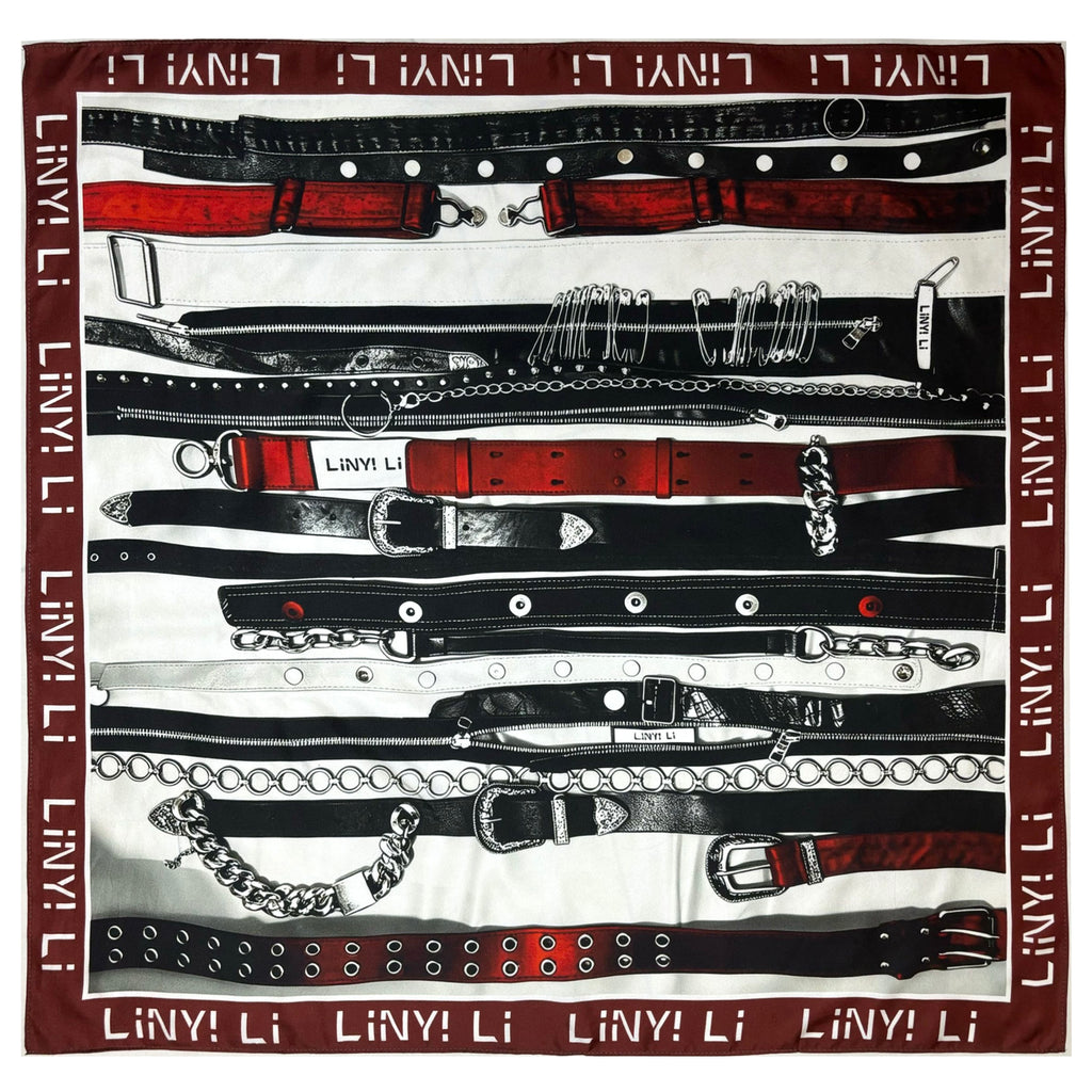 Silk scarf（red）