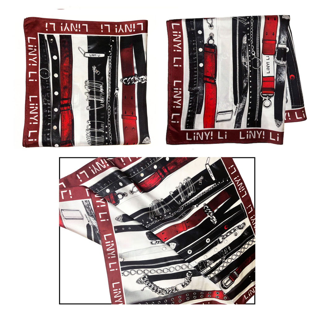 Silk scarf（red）
