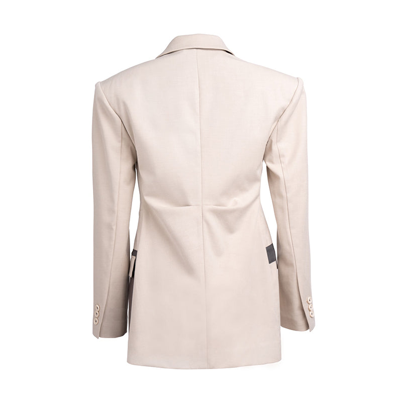 Reversible Blazer with Lace Lining