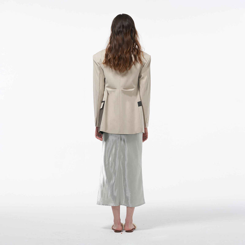 Reversible Blazer with Lace Lining