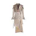 Unisex Deconstructed Detachable Blazer Dress, Convertible 2-in-1 Design