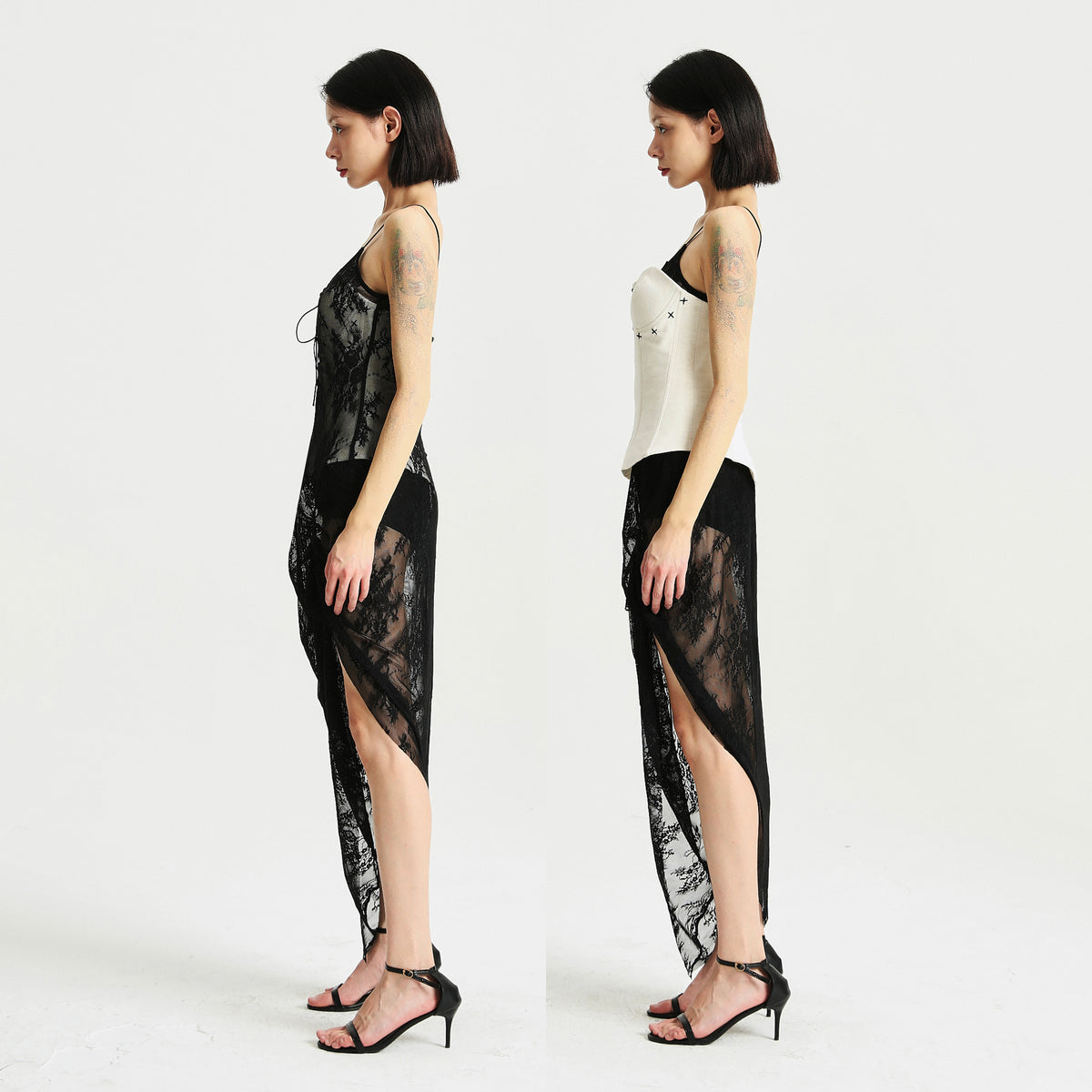 3-Piece Lace Dress Set