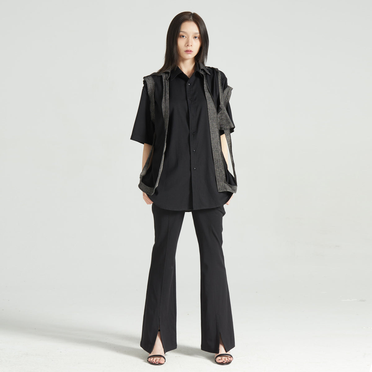 Unisex Linen Two-Piece Shirt Set