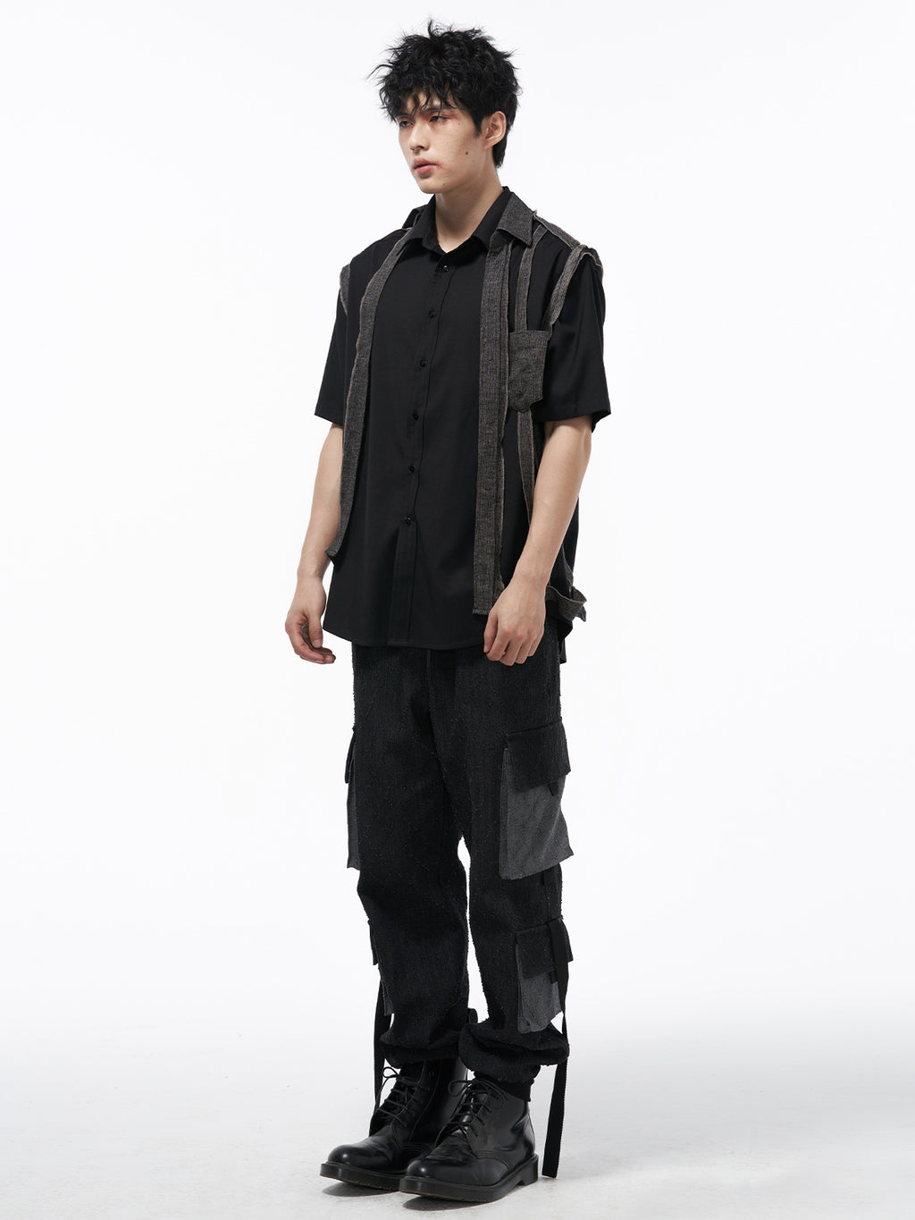 Unisex Linen Two-Piece Shirt Set