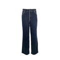 Unisex Low-Rise Raw Edge Washed Wide Leg Jeans