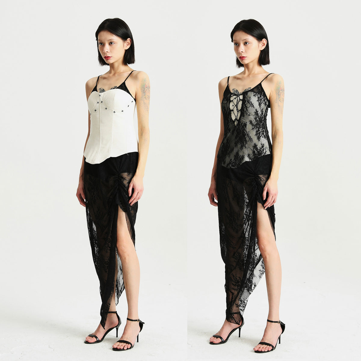3-Piece Lace Dress Set